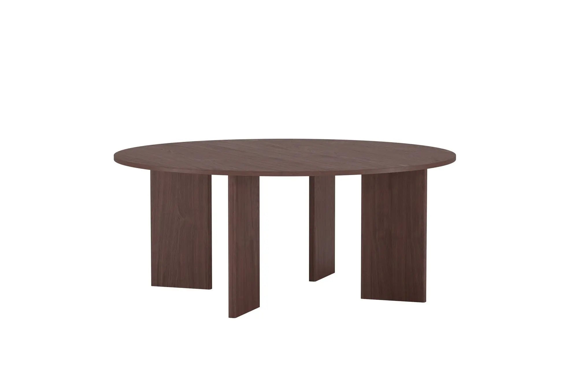 Graos Round Dining Table - Mocca / MDF Loome
