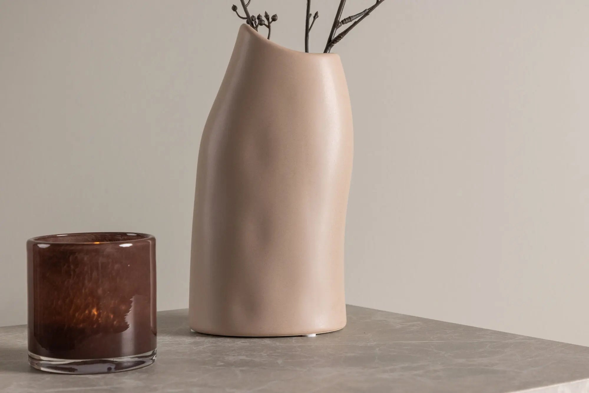 Vase Ernst - 23 x 12 x 9 - Grès cérame