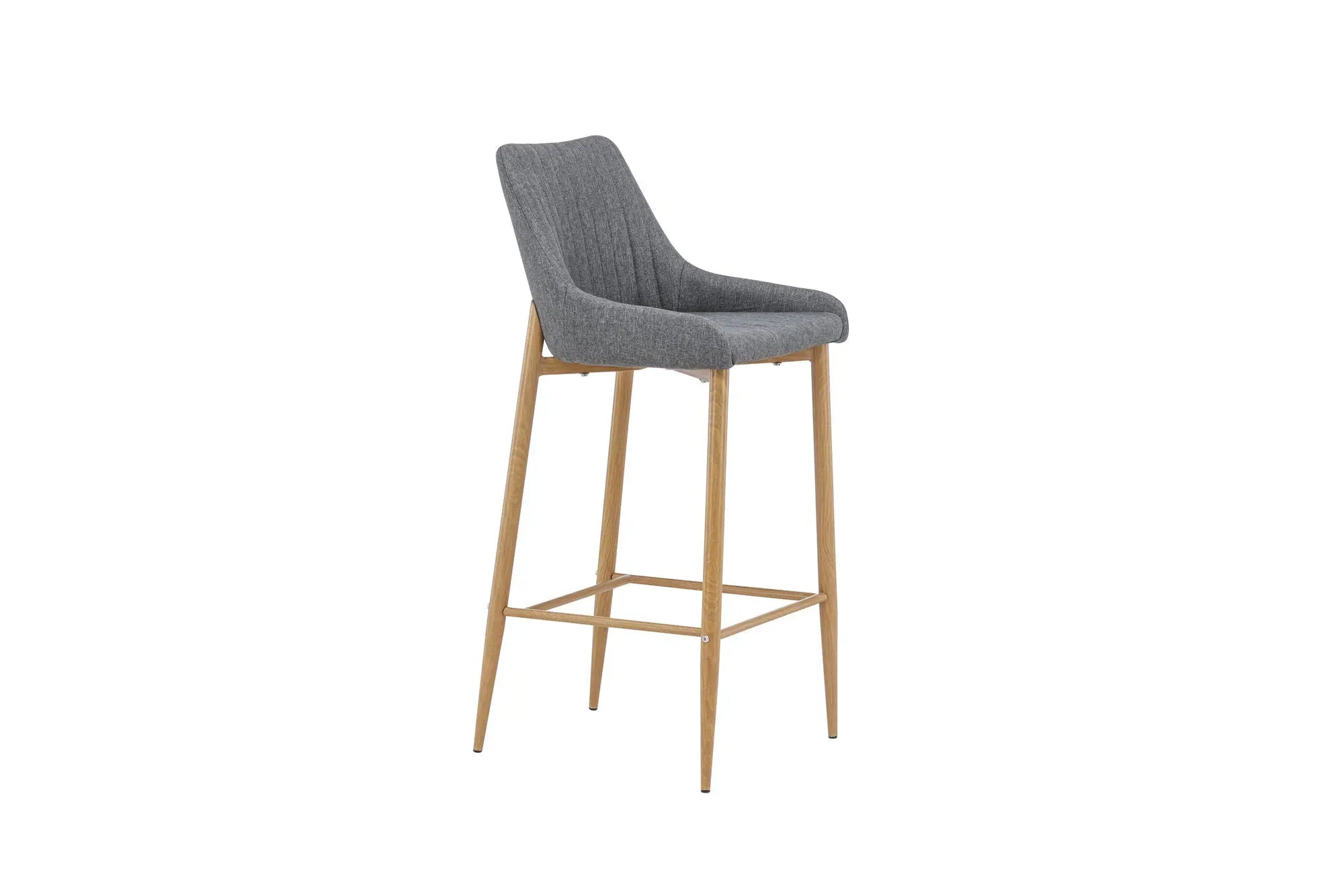 Lot de 2 tabouret de bar Plaza - 49.5*45*103 - Métal