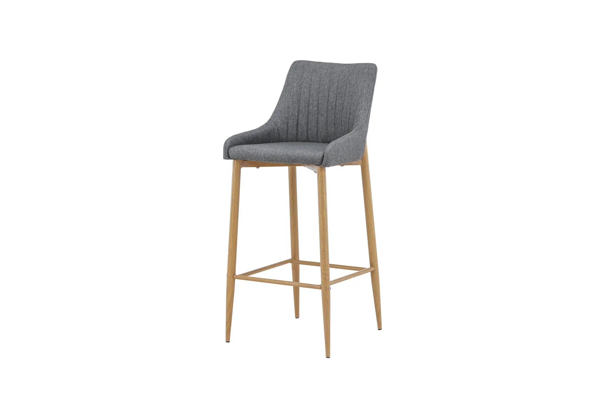 Lot de 2 tabouret de bar Plaza - 49.5*45*103 - Métal