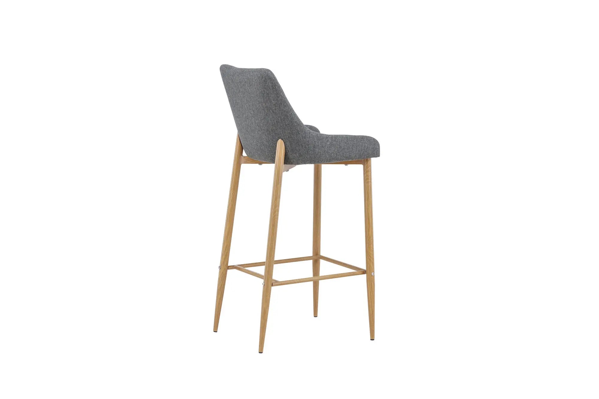 Lot de 2 tabouret de bar Plaza - 49.5*45*103 - Métal