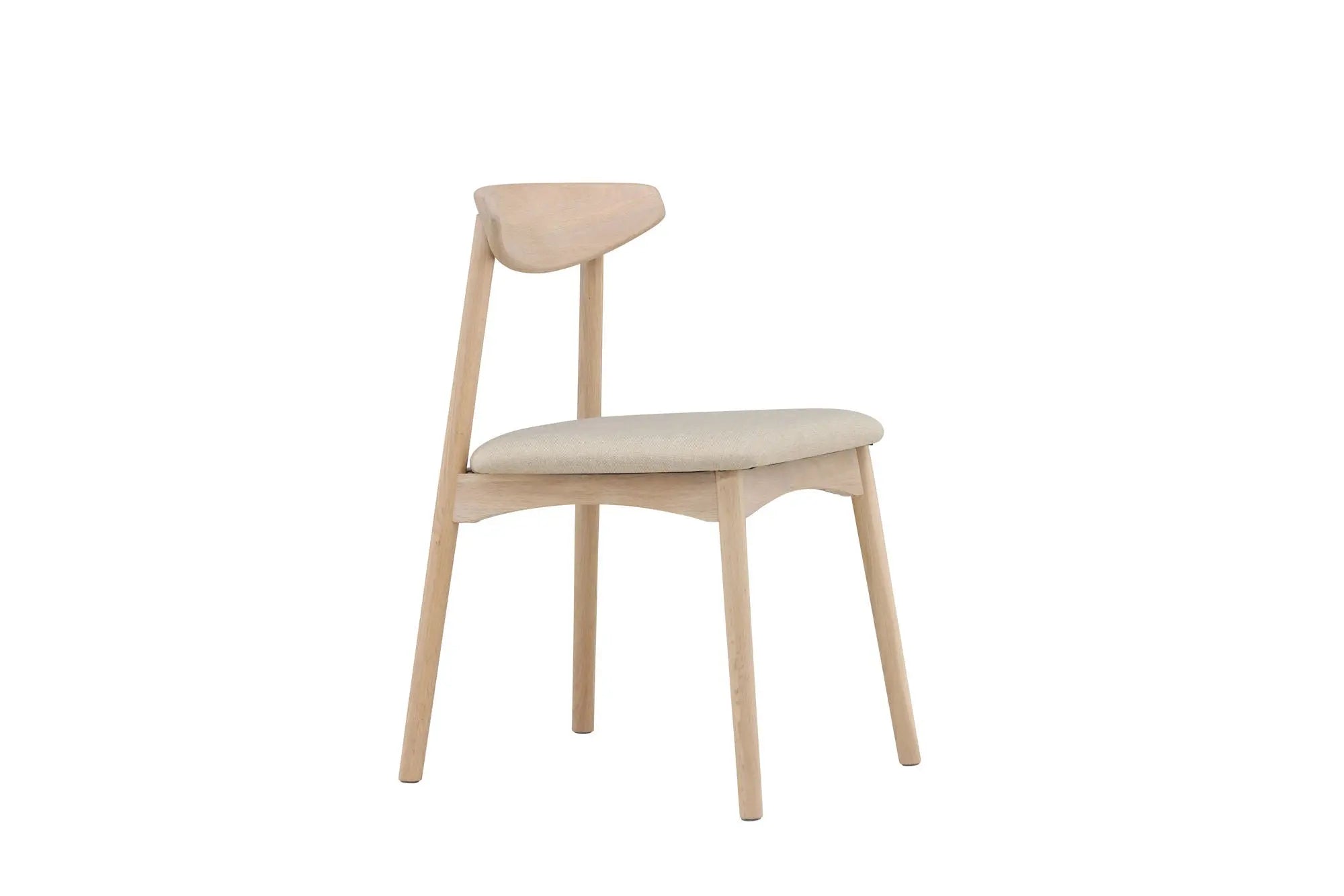 Lot de 2 chaises de salle à manger Ven - 47x54x80cm - Chêne