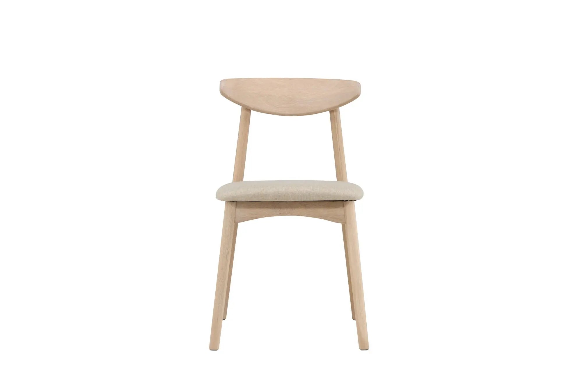 Lot de 2 chaises de salle à manger Ven - 47x54x80cm - Chêne