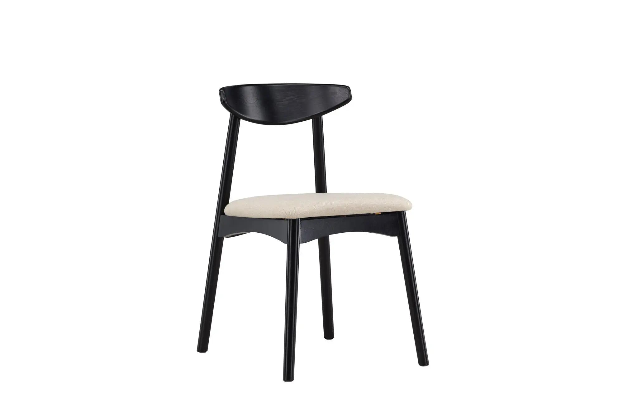 Lot de 2 chaises de salle à manger Ven - 47x54x80cm - Chêne