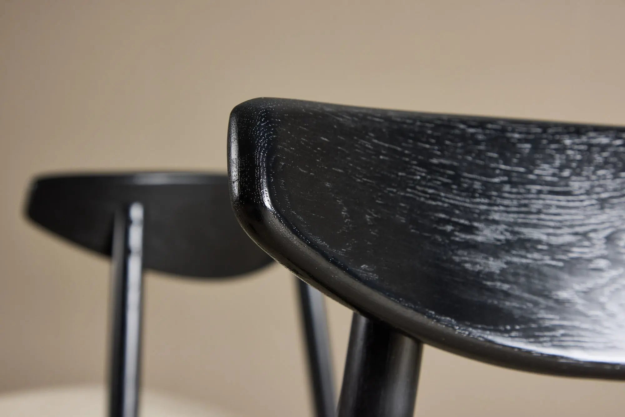 Lot de 2 chaises de salle à manger Ven - 47x54x80cm - Chêne