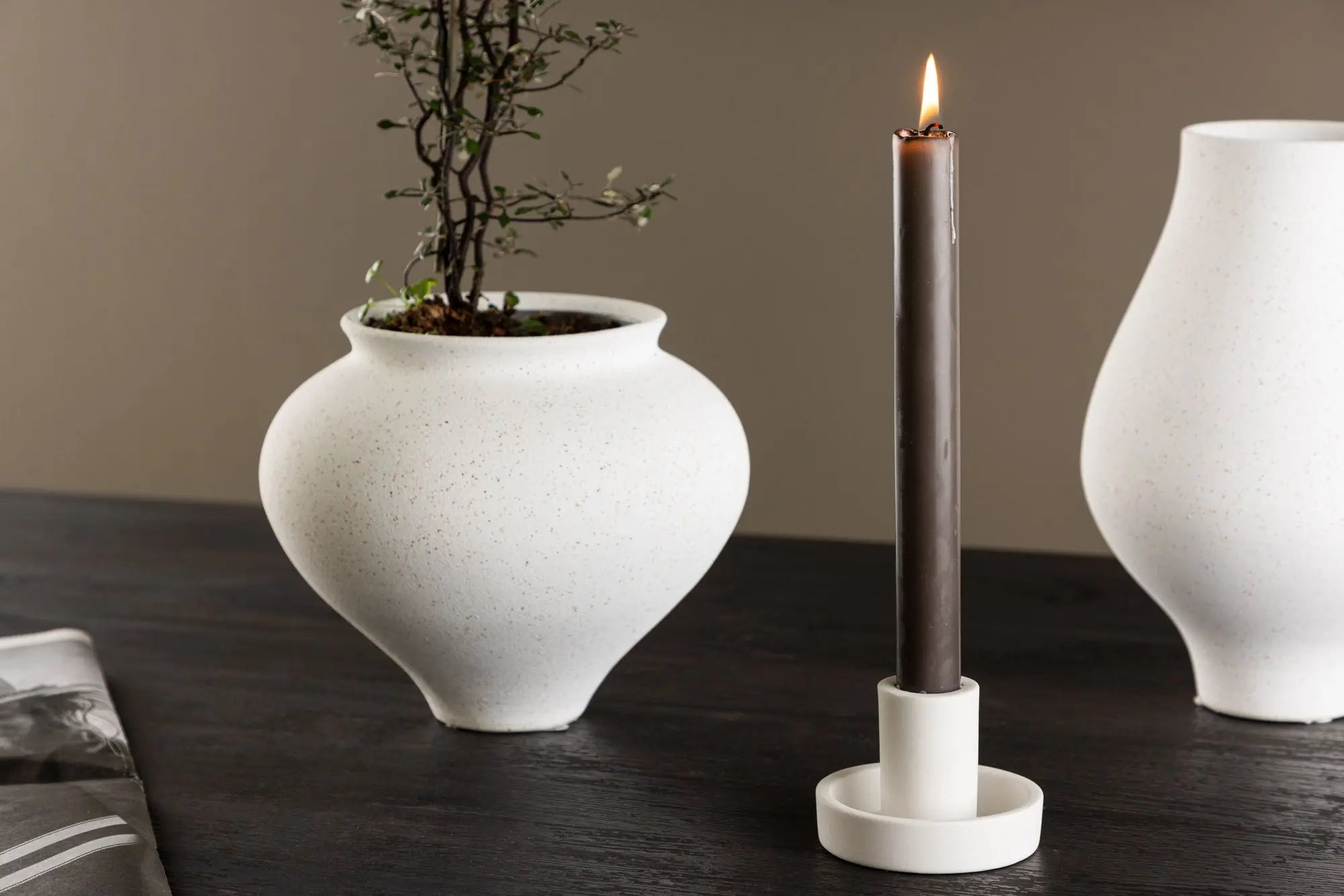 Bougeoir Ceco - ø11 - Color clay