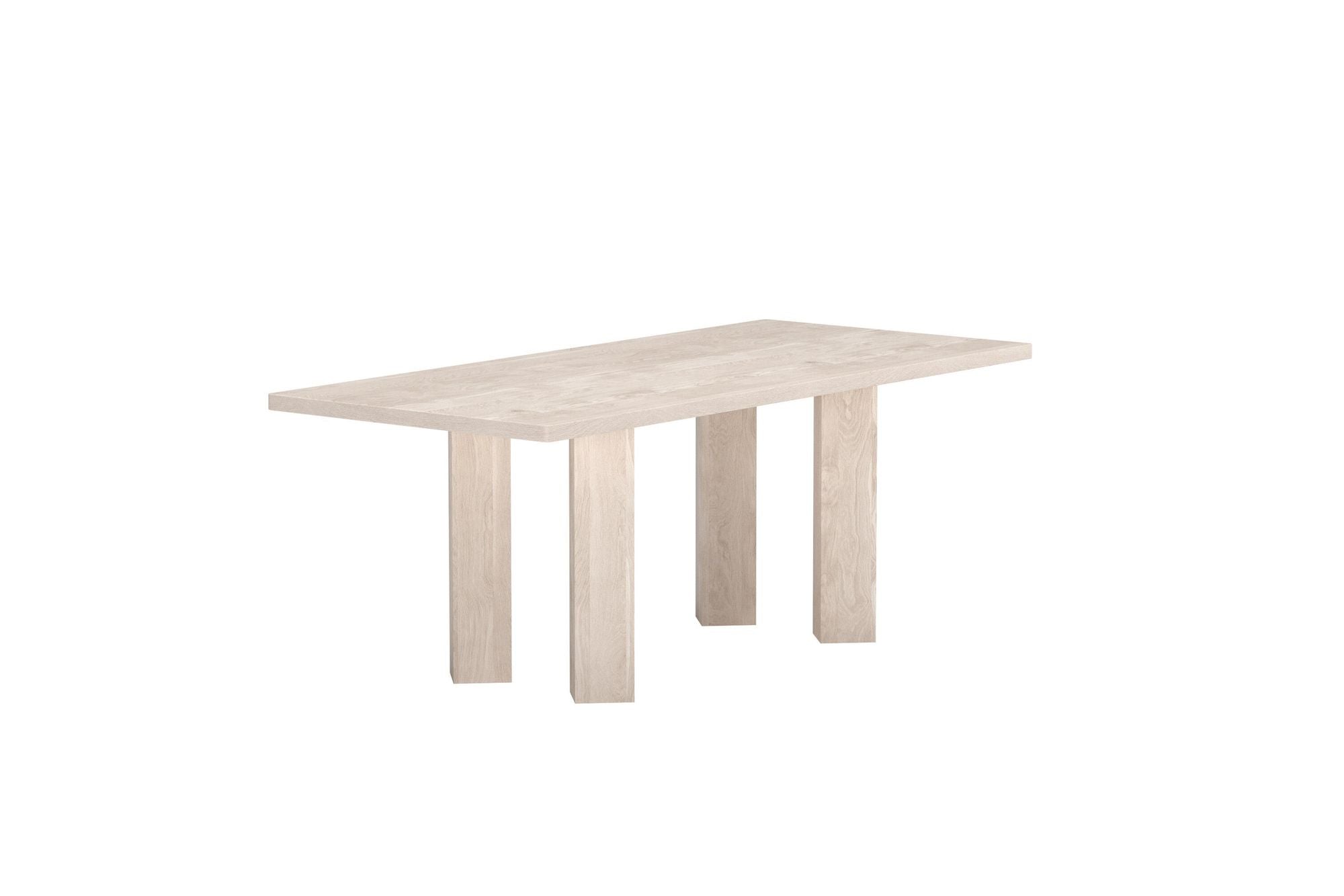 Lillehammer Dining Table - Nature / Nature MDF w 3d-paper Loome