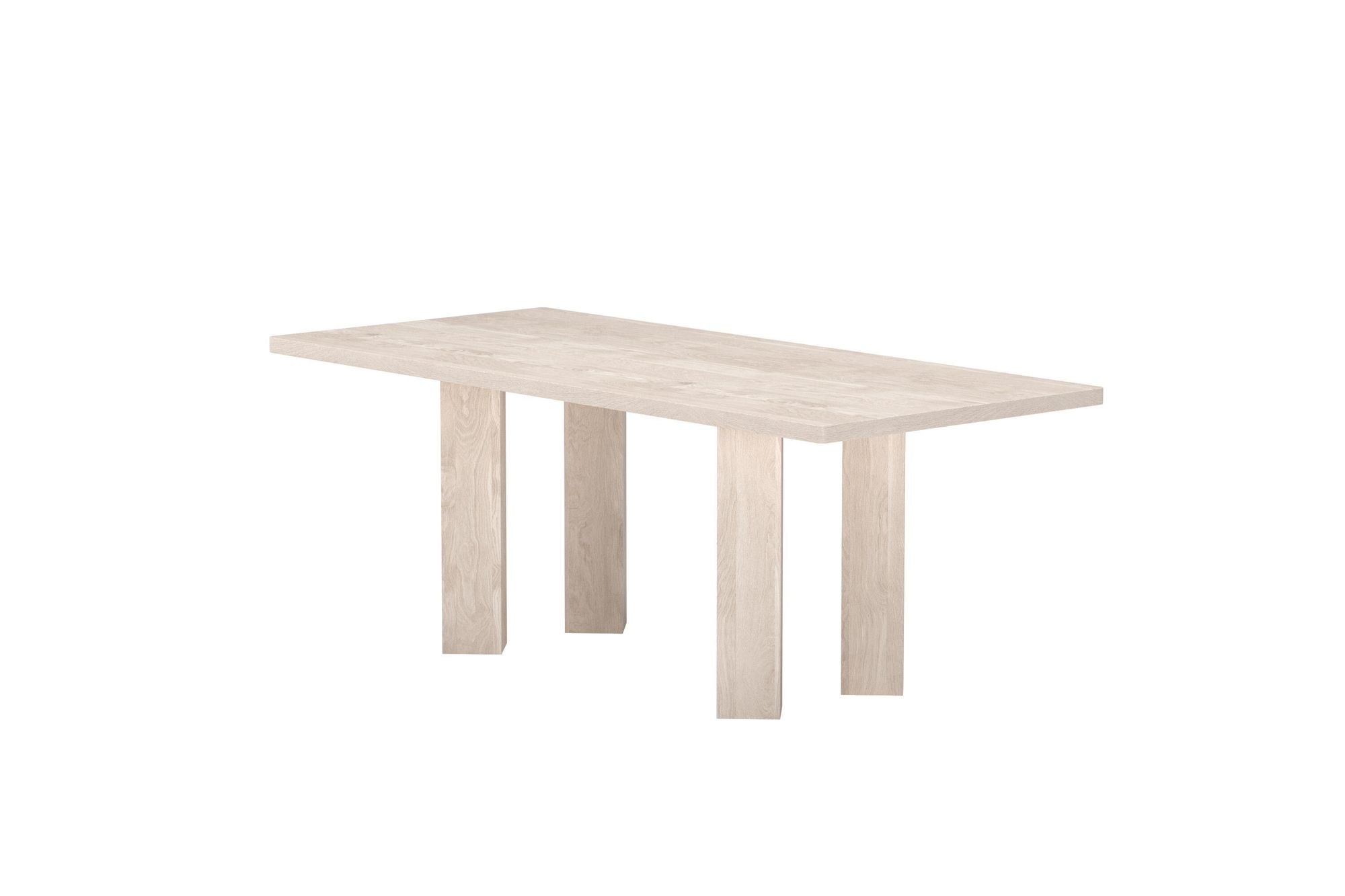 Lillehammer Dining Table - Nature / Nature MDF w 3d-paper Loome