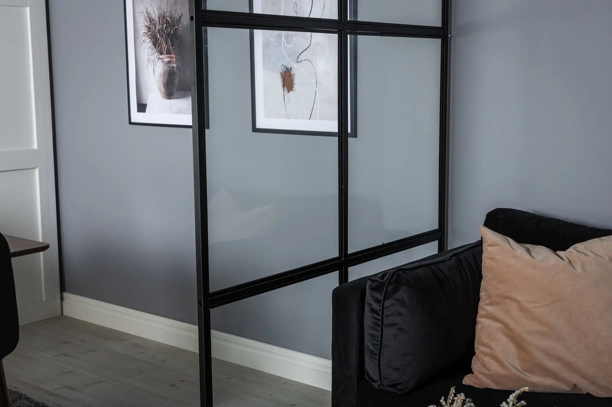 Mur industriel Leif - 120 x 210 - Acier
