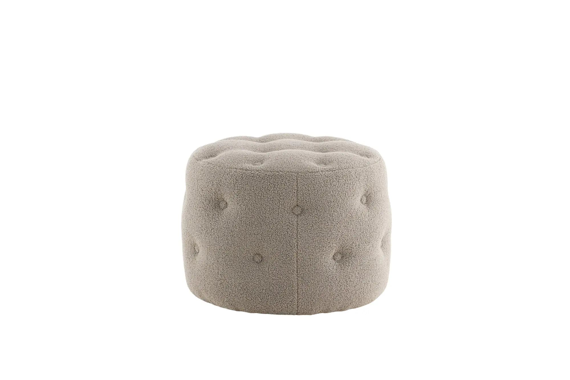 Pouf Benjamin - ø55 - Nounours en polyester