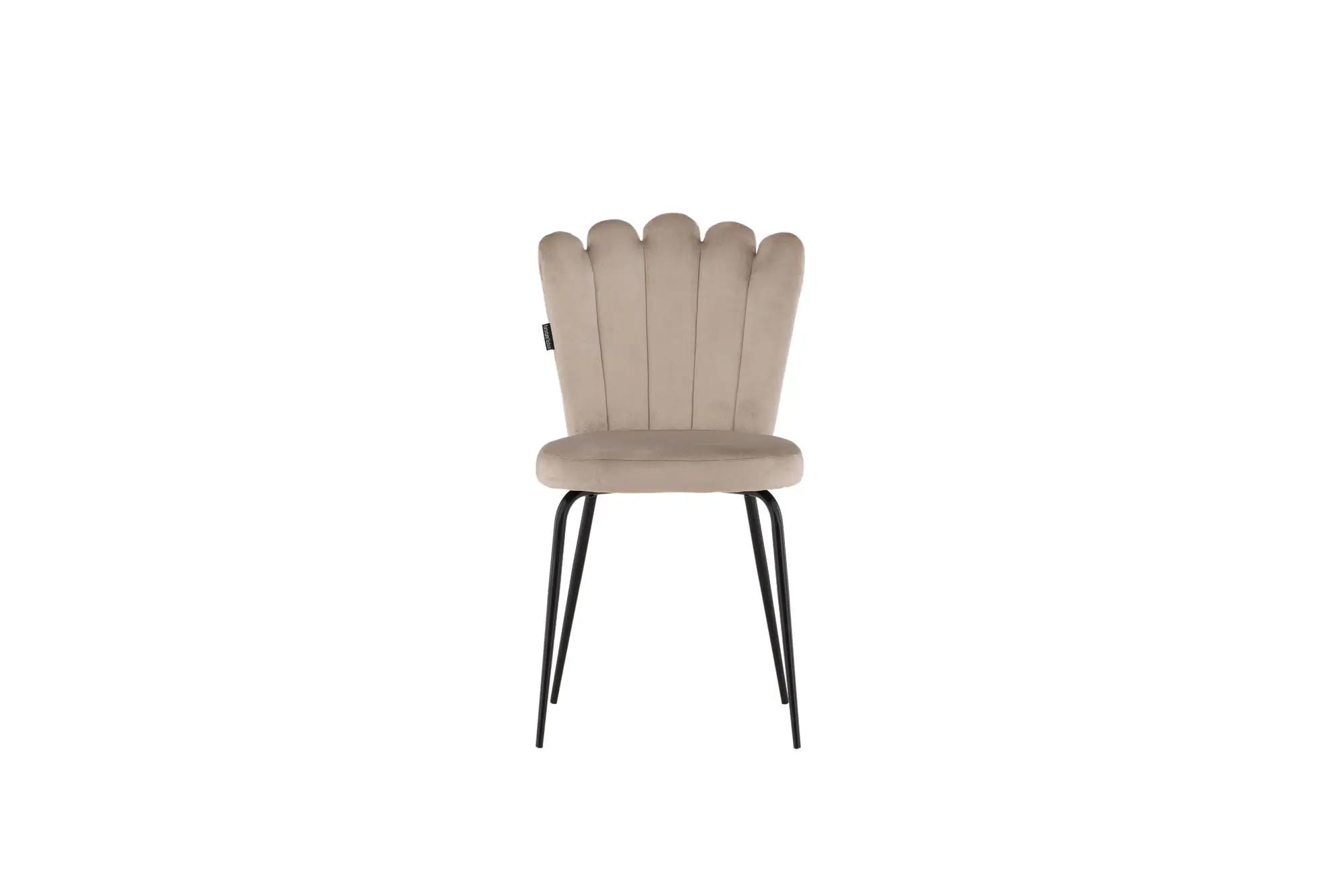 Lot de 2 chaises de salle à manger Limhamn - 42 x 44 x 82 - Polyester Velvet
