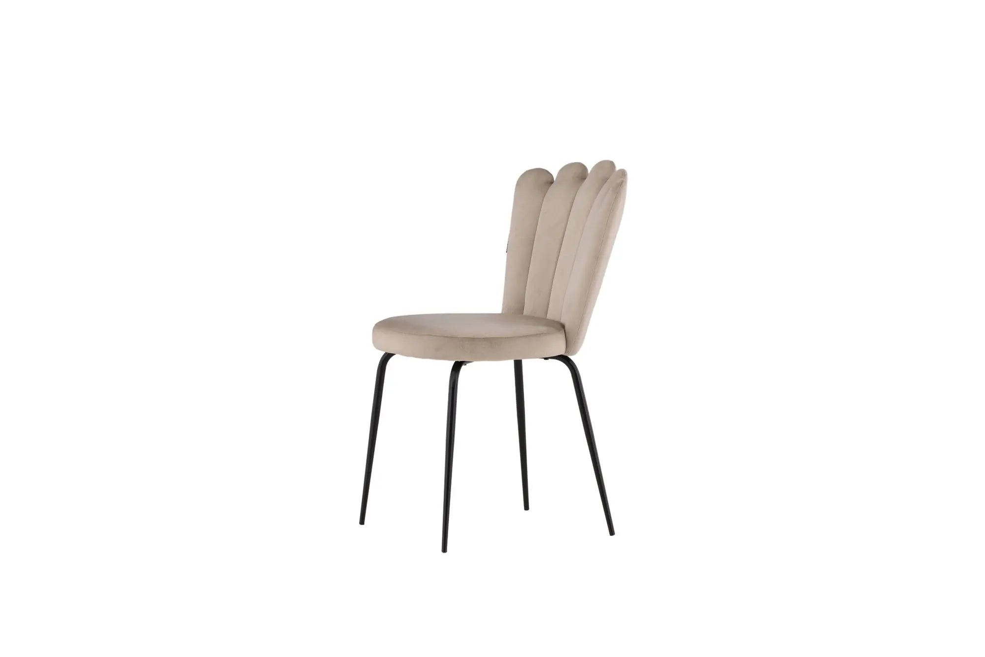Lot de 2 chaises de salle à manger Limhamn - 42 x 44 x 82 - Polyester Velvet