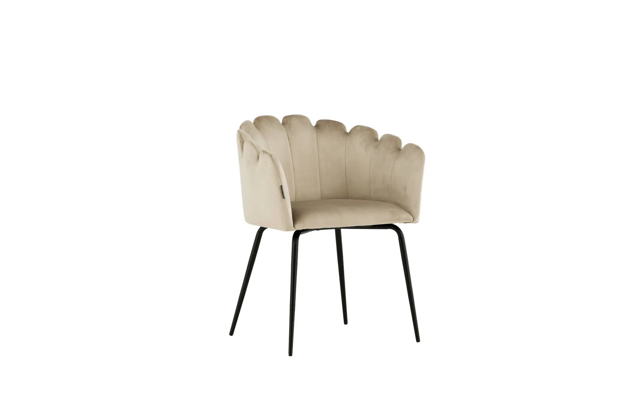 Lot de 2 chaises de salle à manger Limhamn - 51 x 52 x 76,5 - Polyester Velvet