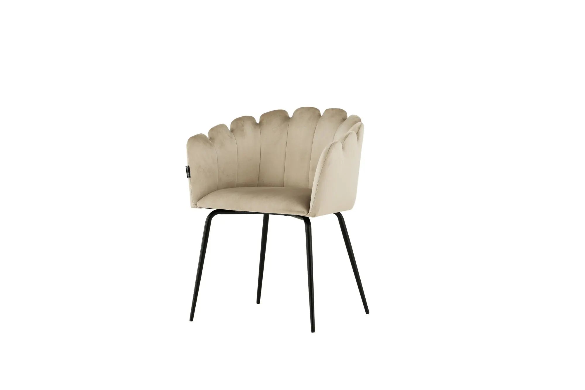 Lot de 2 chaises de salle à manger Limhamn - 51 x 52 x 76,5 - Polyester Velvet
