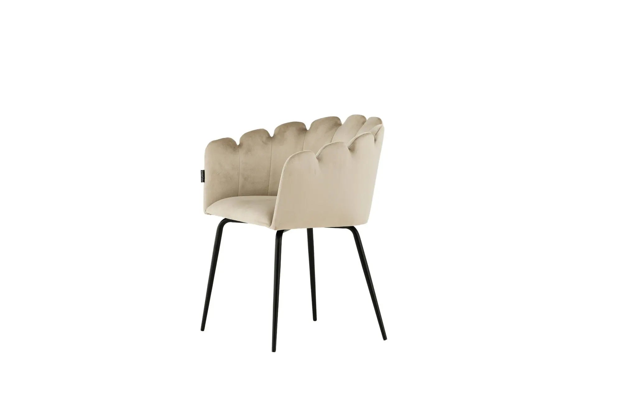 Lot de 2 chaises de salle à manger Limhamn - 51 x 52 x 76,5 - Polyester Velvet