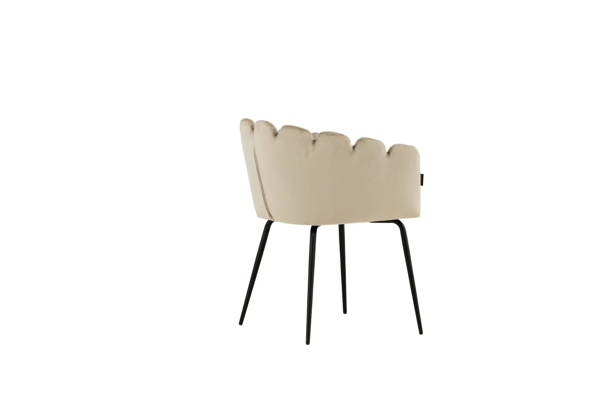 Lot de 2 chaises de salle à manger Limhamn - 51 x 52 x 76,5 - Polyester Velvet