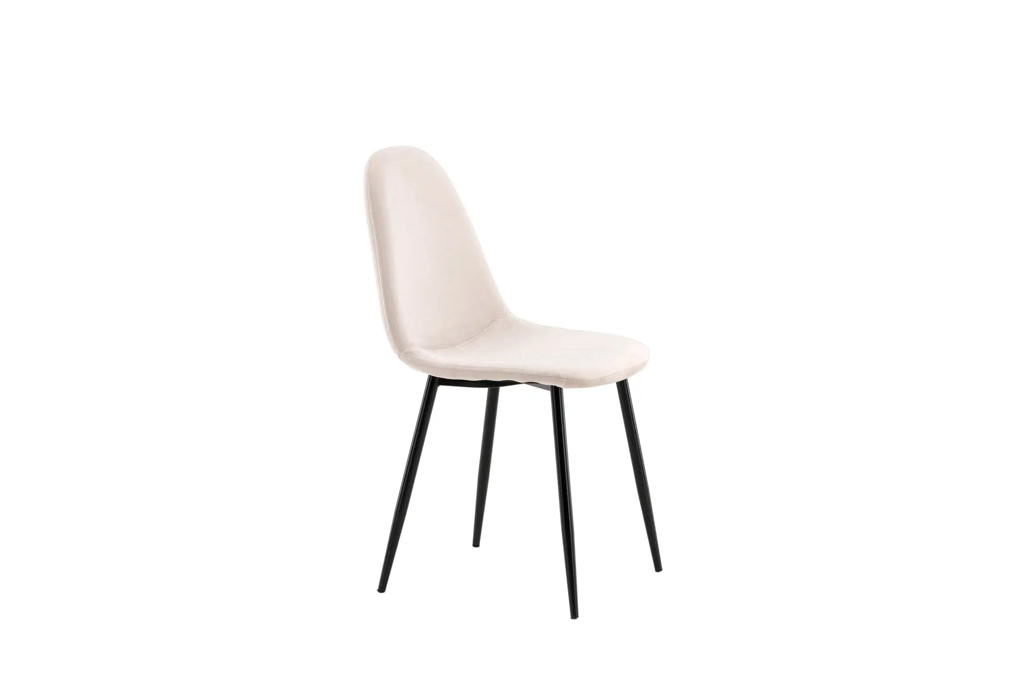 Lot de 2 chaises de salle à manger Polar - 53 x 88 x 46 - Polyester Velvet