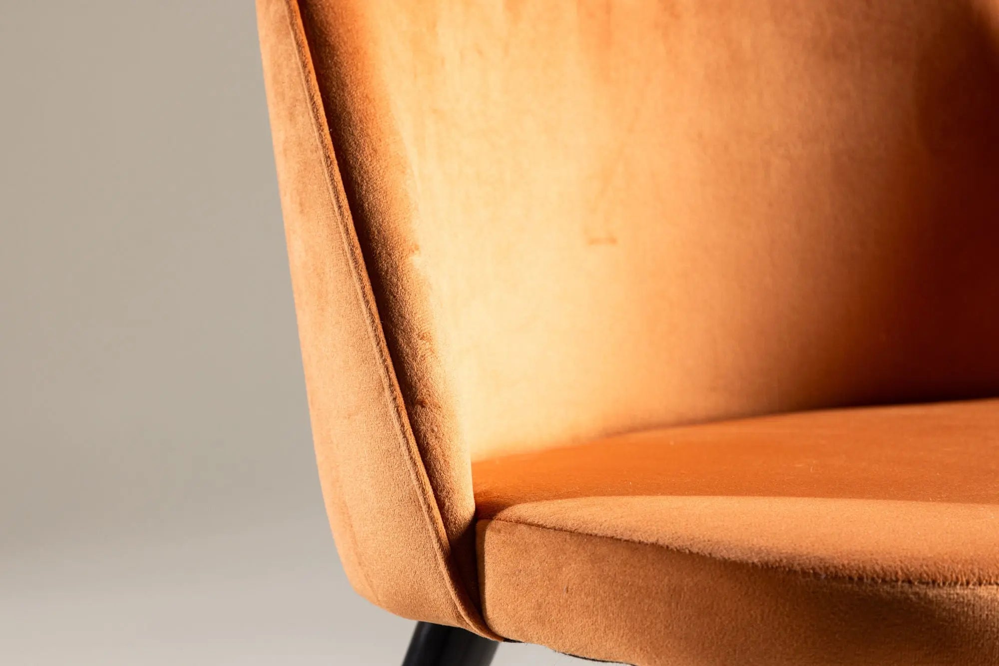 Lot de 2 chaises de salle à manger Velvet - 57 x 50 x 76,5 - Polyester Velvet