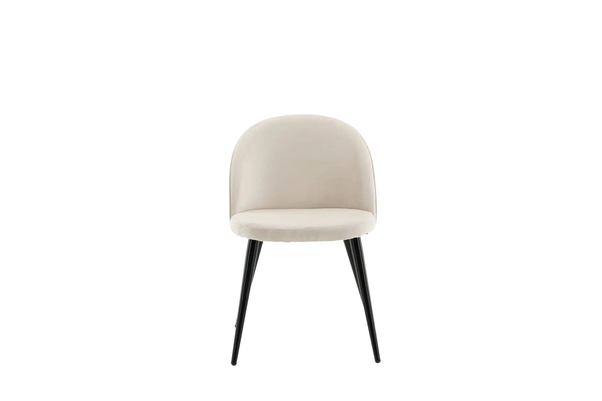 Lot de 2 chaises de salle à manger Velvet - 57 x 50 x 76,5 - Polyester Velvet