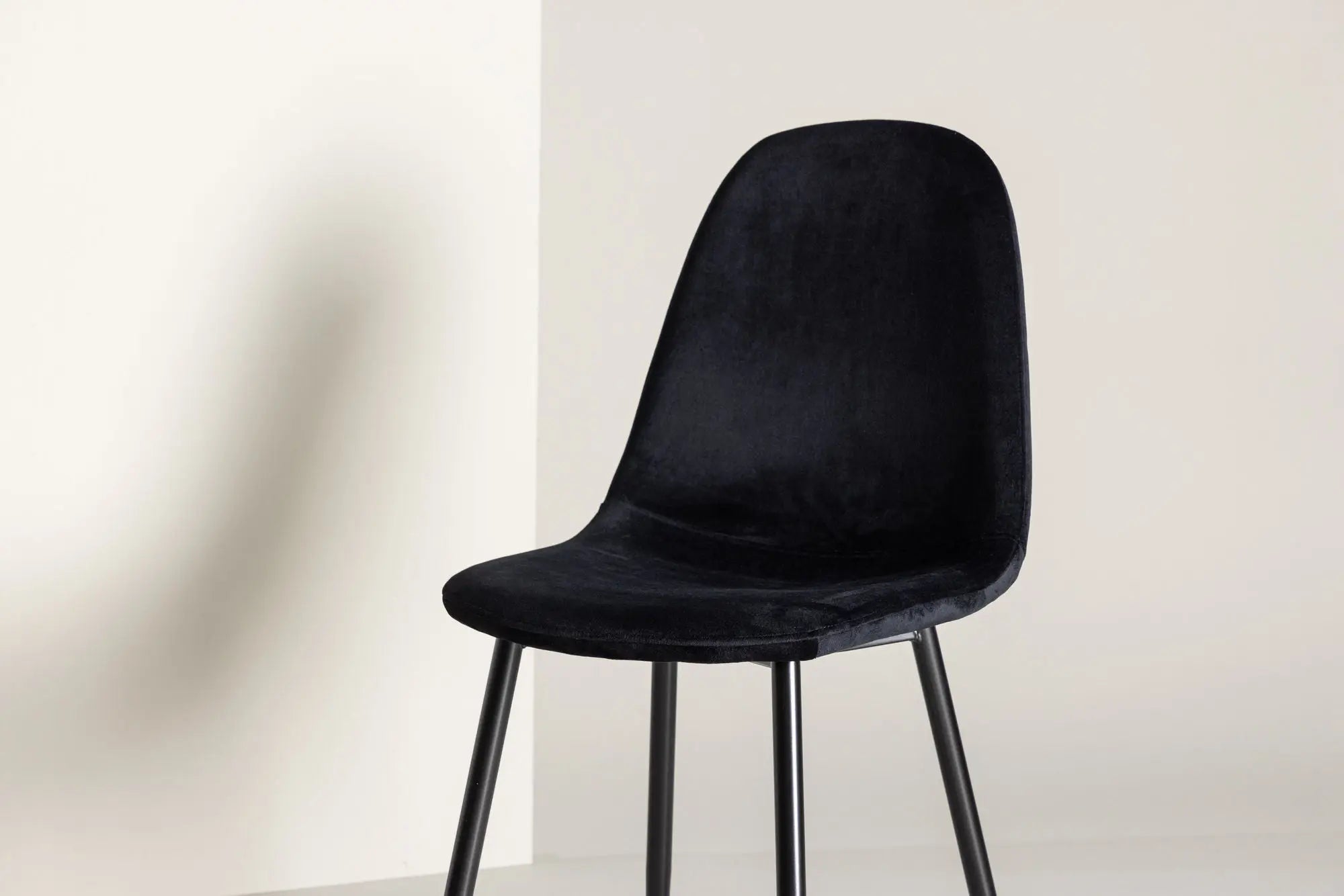 Lot de 2 chaises de salle à manger Polar - 53 x 88 x 46 - Polyester Velvet