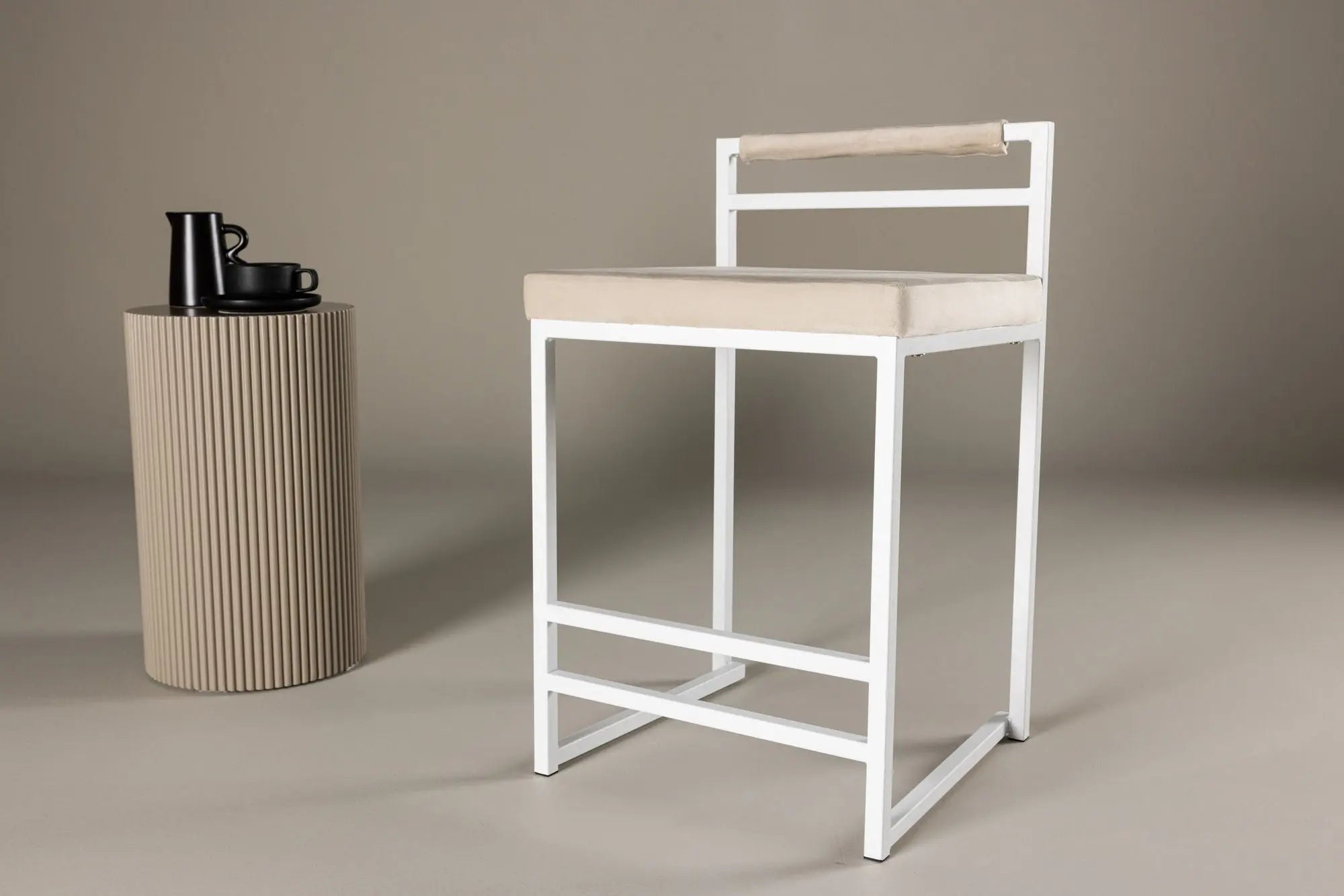 Tabouret de bar Opelika - 42*46.5*80.5 - Polyester Velvet