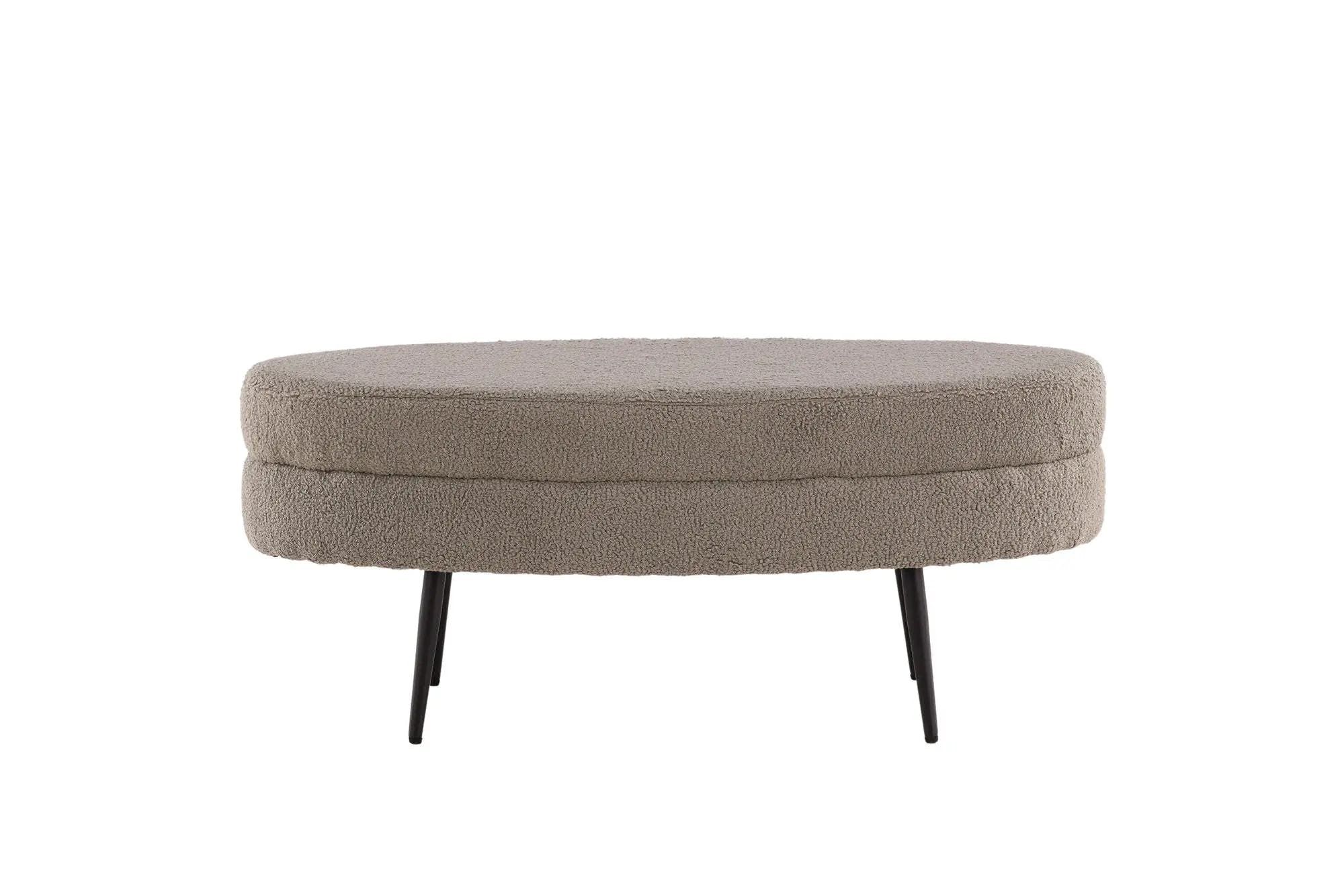Pouf Otto - 100 x 40 x 41 - Nounours en polyester