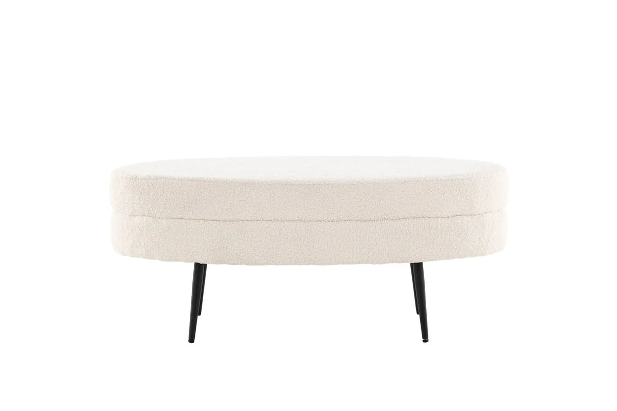 Pouf Otto - 100 x 40 x 41 - Nounours en polyester