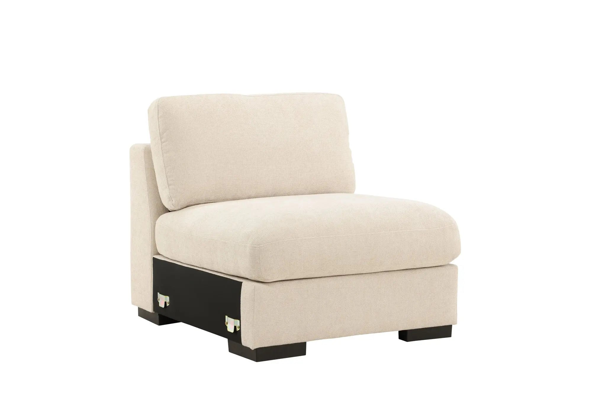Fauteuil sans accoudoirs Salerno - Polyester