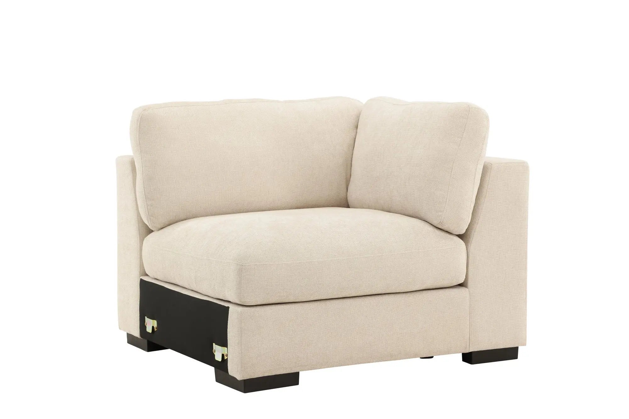 Fauteuil droit Salerno - Polyester