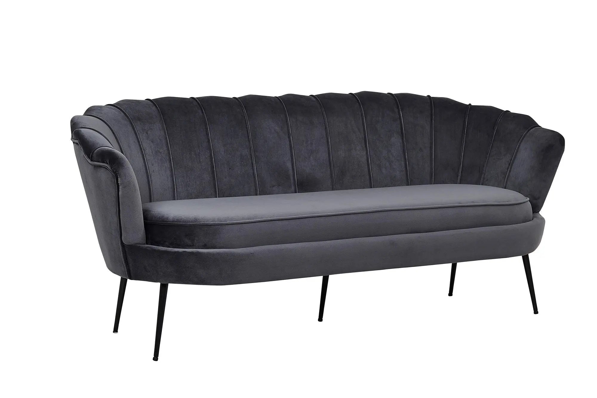 Canapé 3 places Calais - 180 x 78 - Polyester Velvet