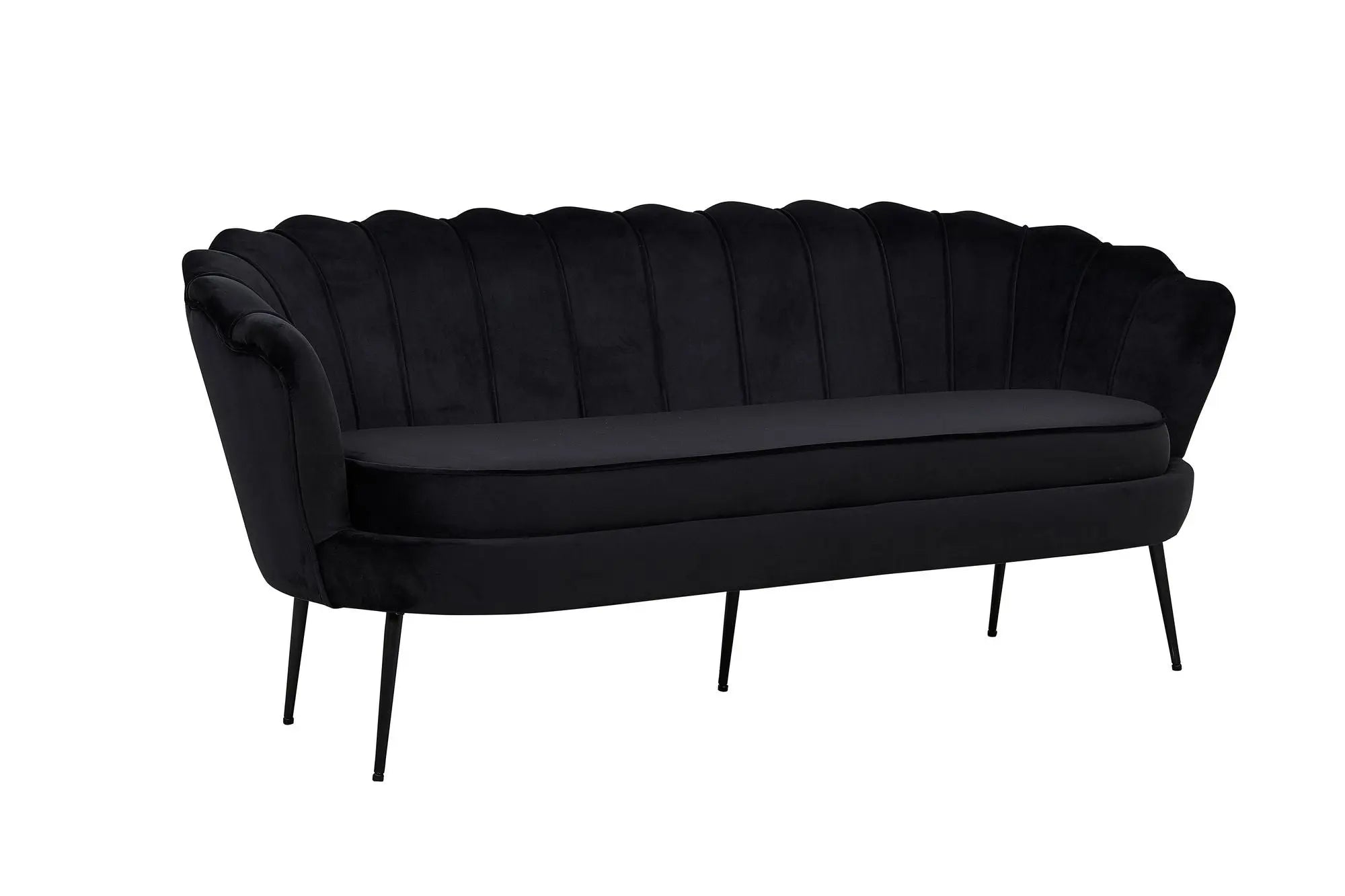 Canapé 3 places Calais - 180 x 78 - Polyester Velvet