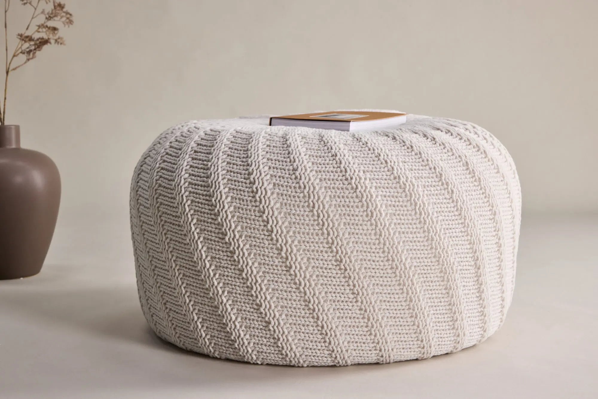 Pouf rond Ted - ø60 - Polyester