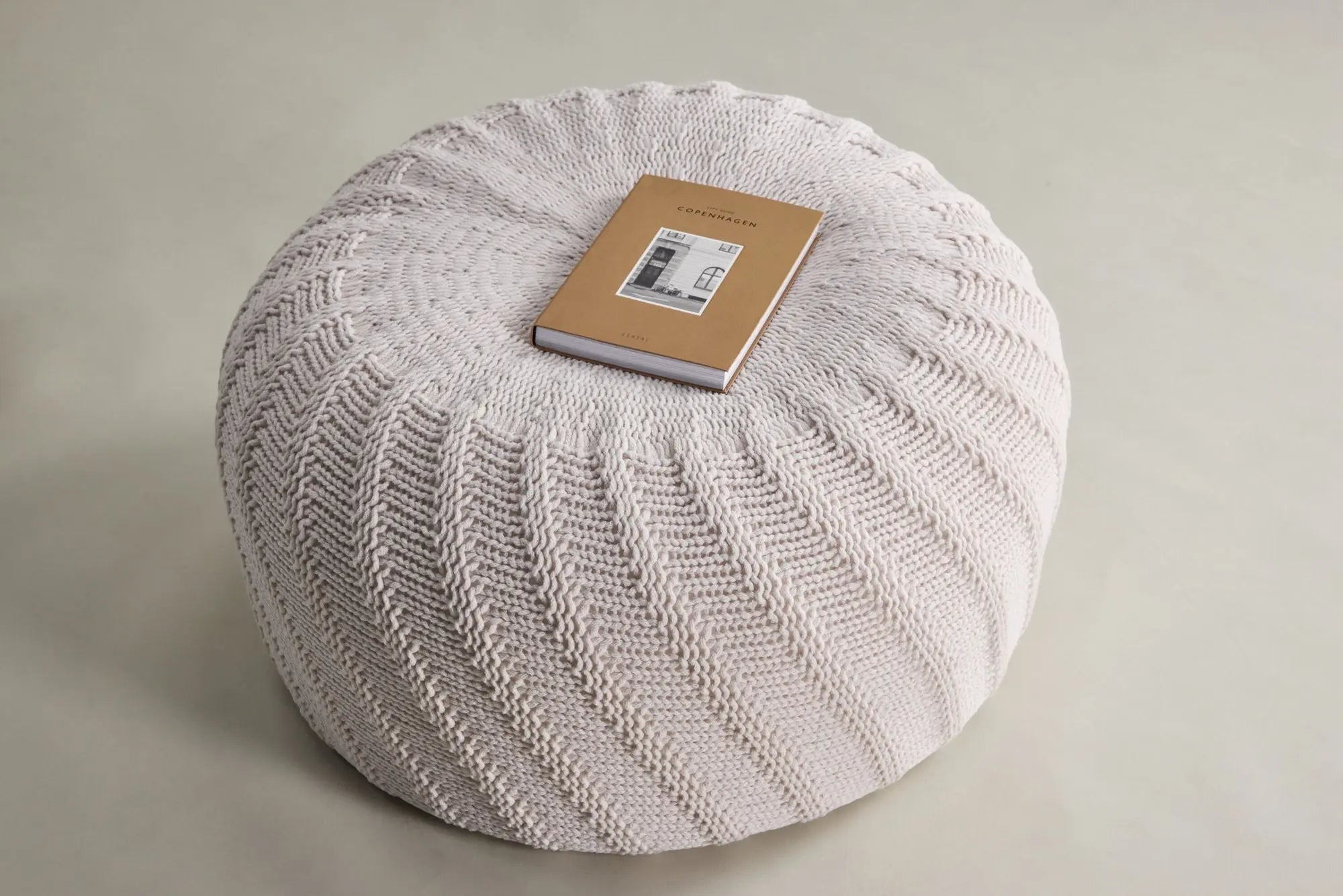 Pouf rond Ted - ø60 - Polyester