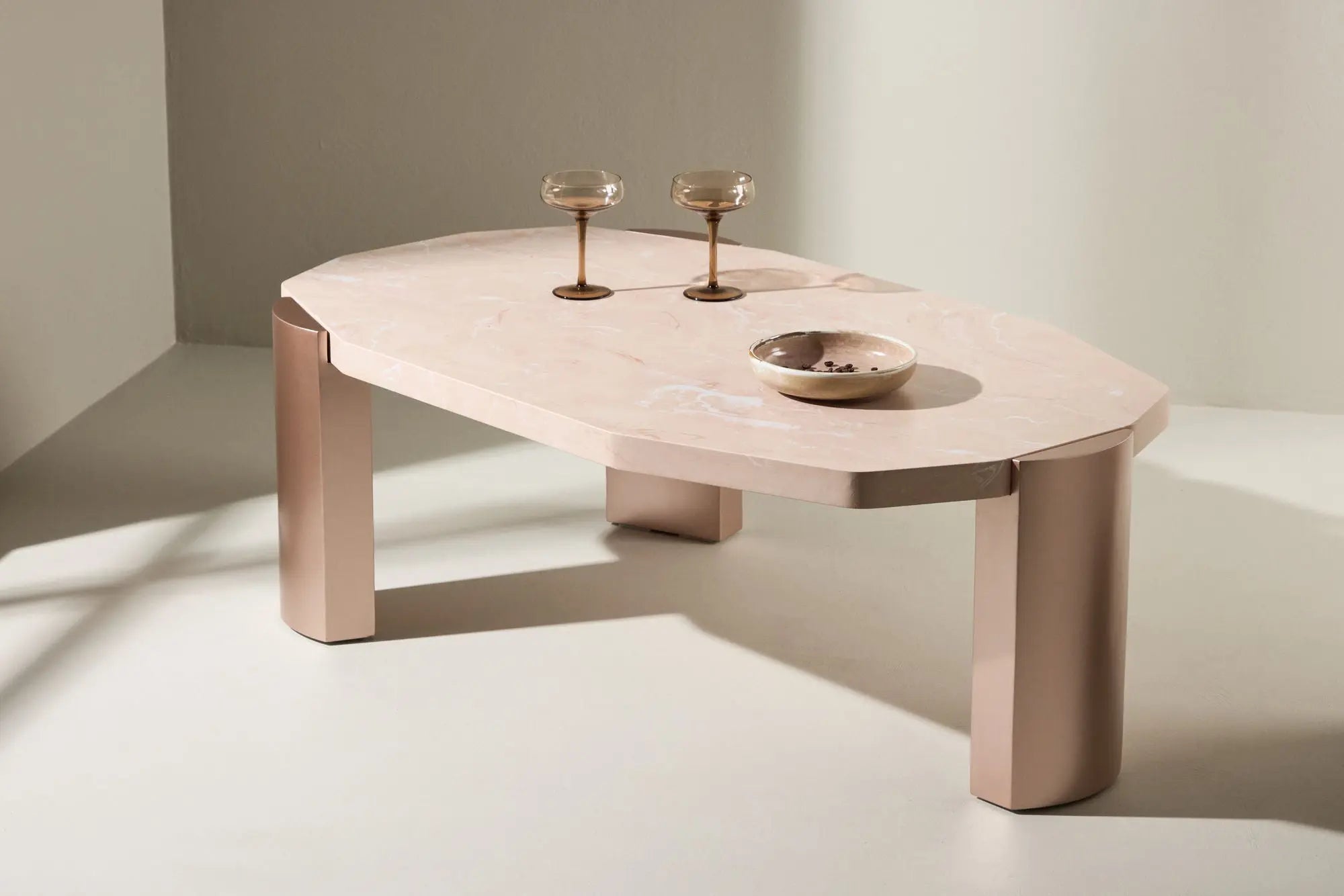 Table basse Kres - 125 x 70,5 - MDF
