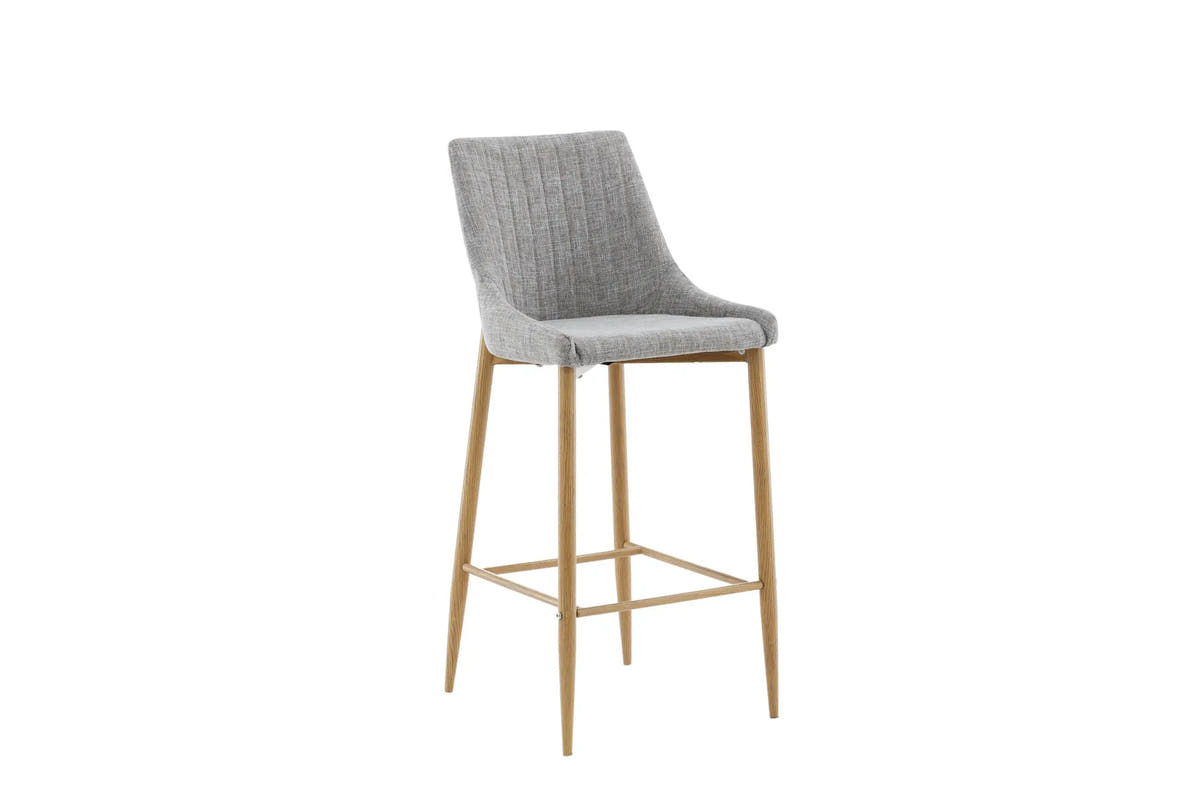 Lot de 2 tabourets de bar Plaza - 49.5*45*103 - Métal