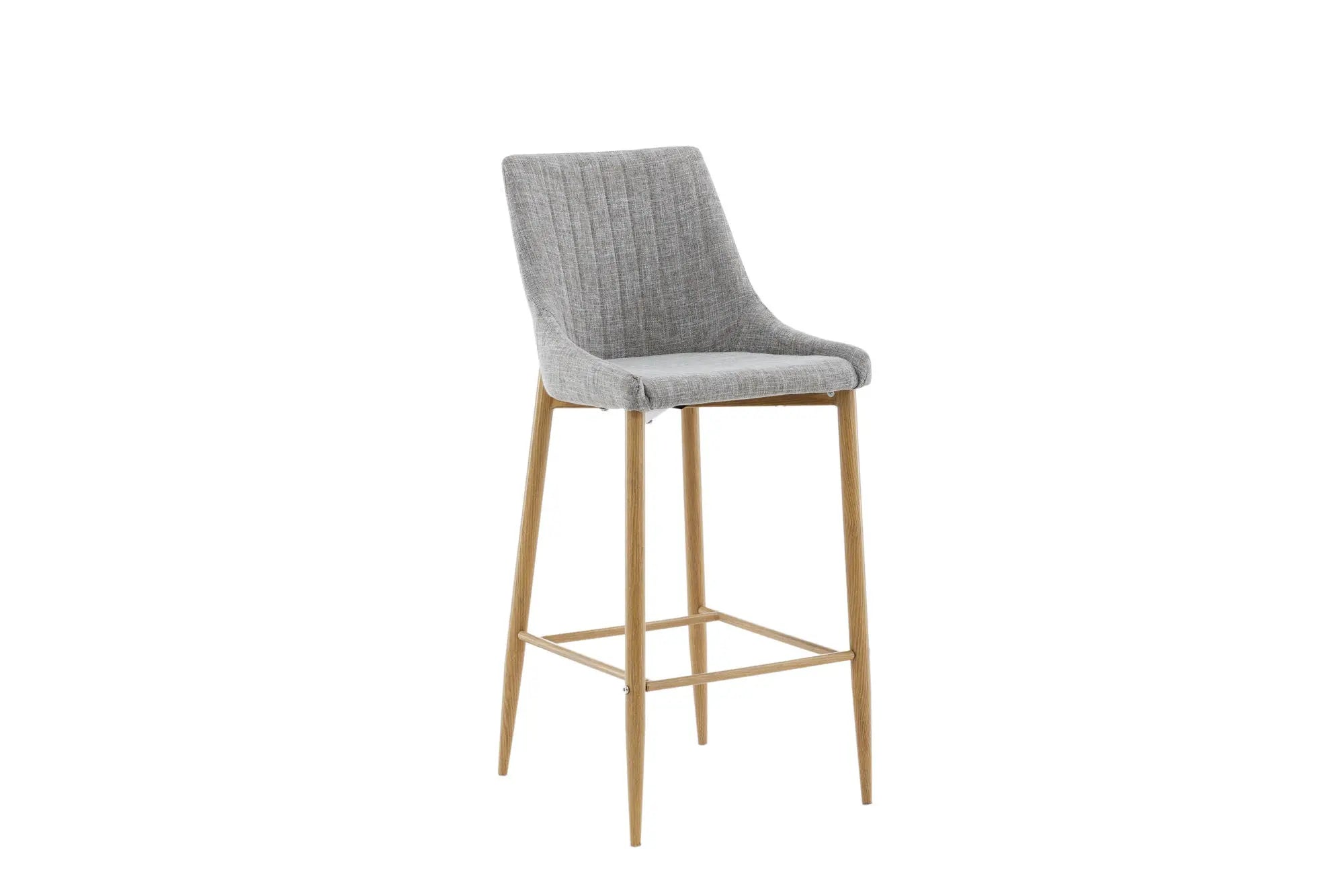 Lot de 2 tabourets de bar Plaza - 49.5*45*103 - Métal