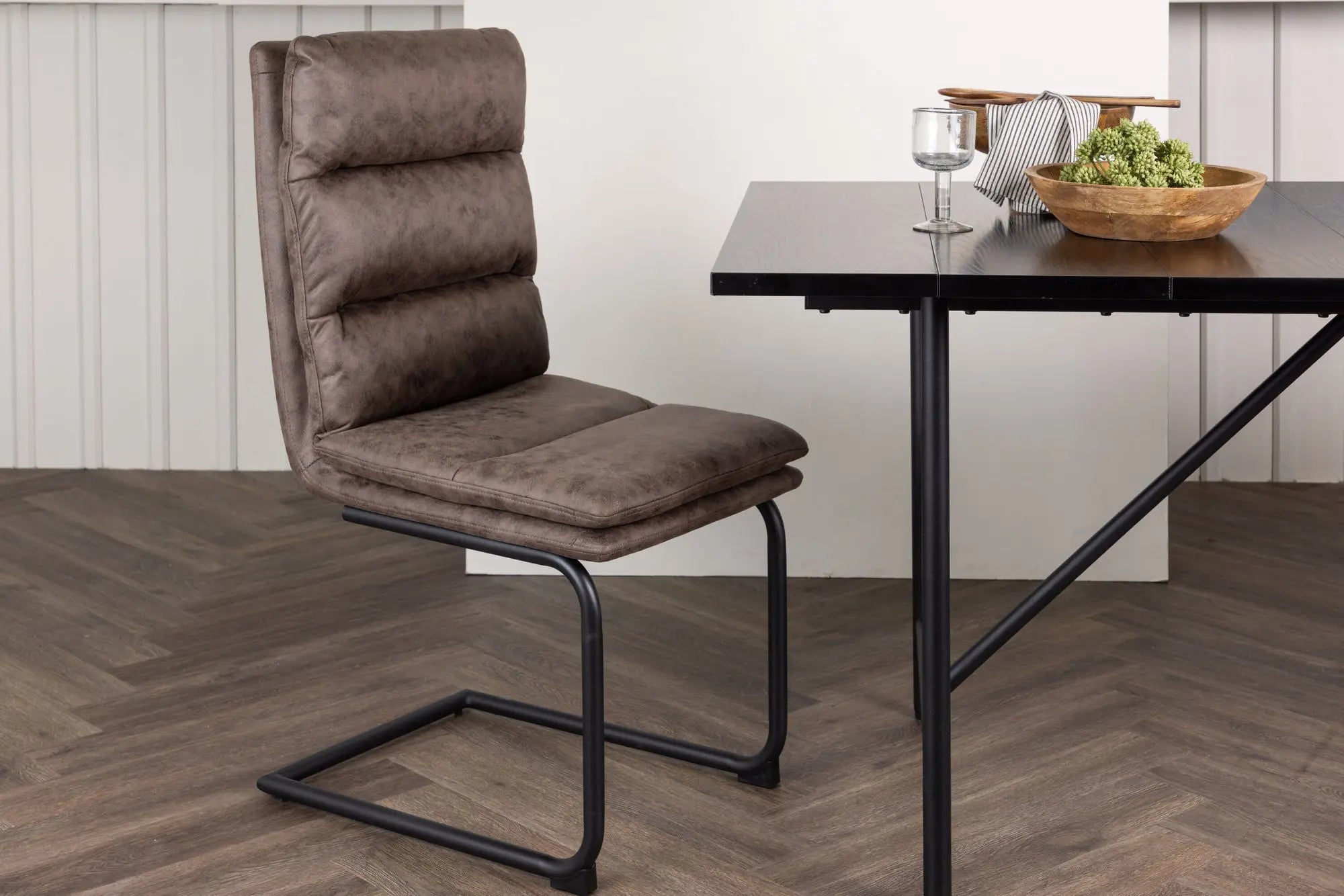 Lot de 2 chaises de salle à manger Zizo - 60 x 45 x 100 - Acier