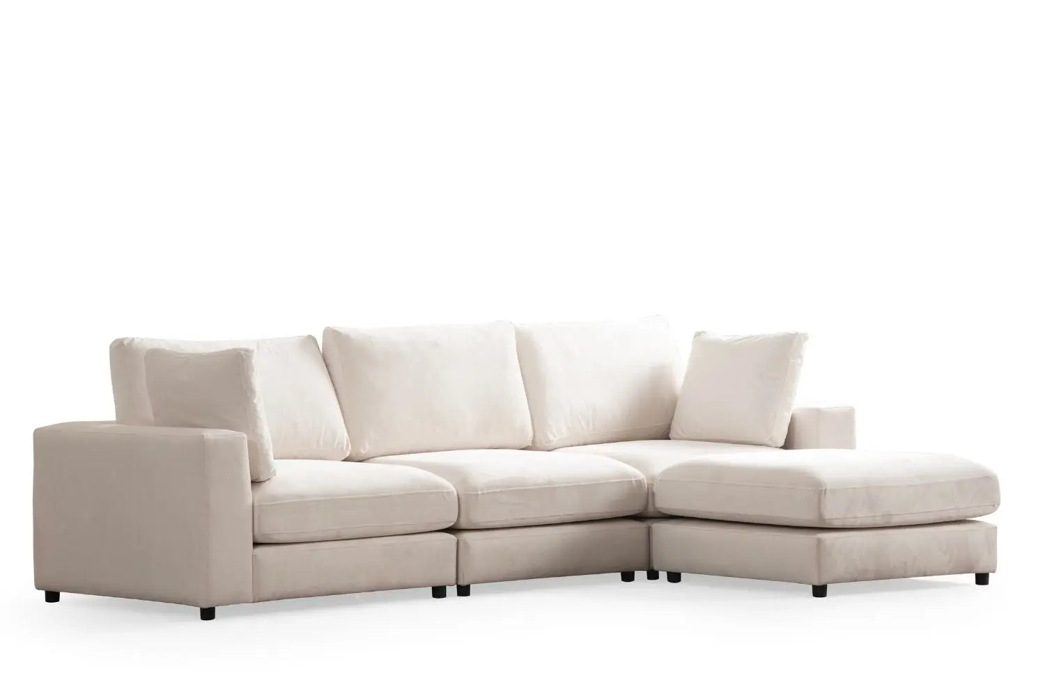 Canapé modulable Lunaris - 3+1 Pouf