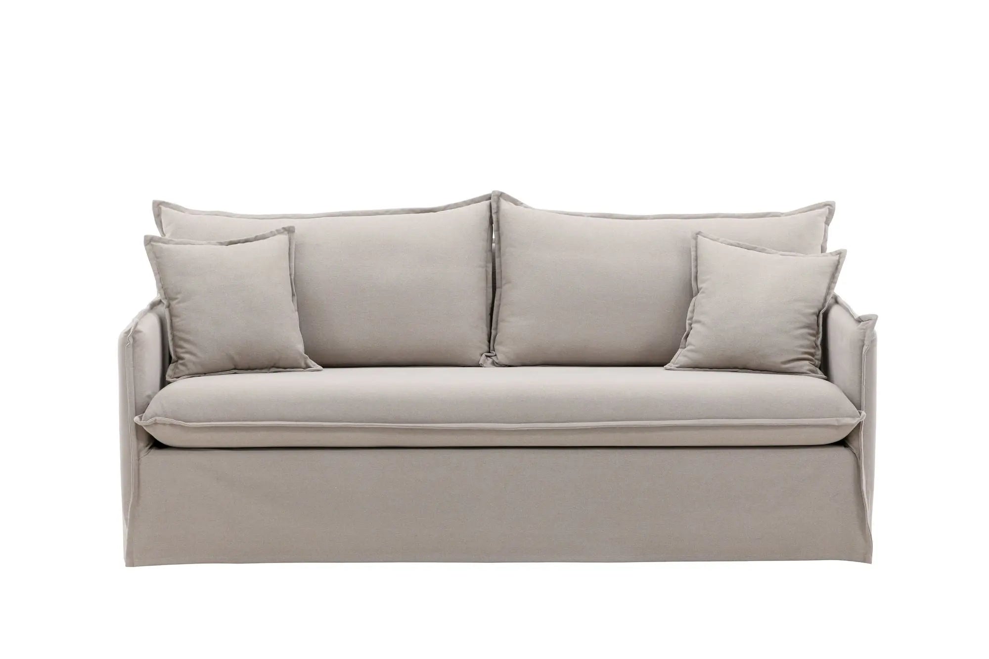 Canapé 3 places Nova - 200 x 94 - Polyester Lin
