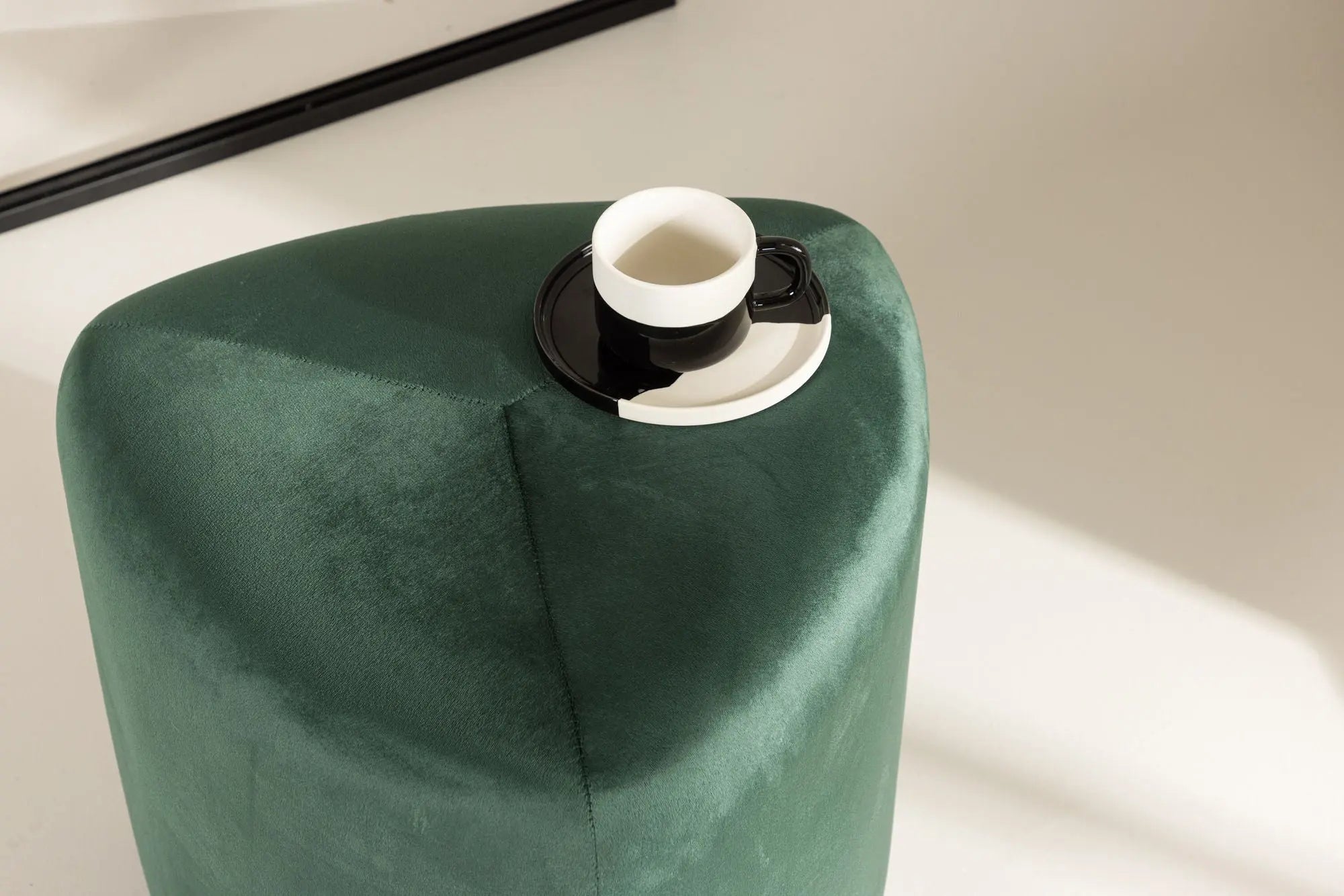 Pouf Peg - ø46 - Polyester Velvet