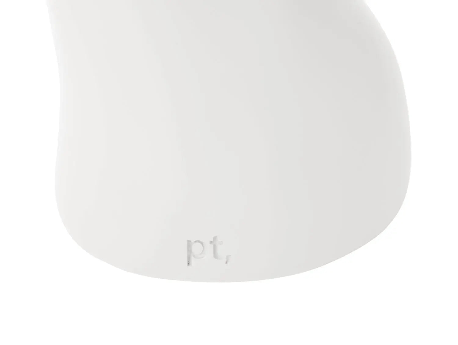 Vase Organic Swirls polyresin white
