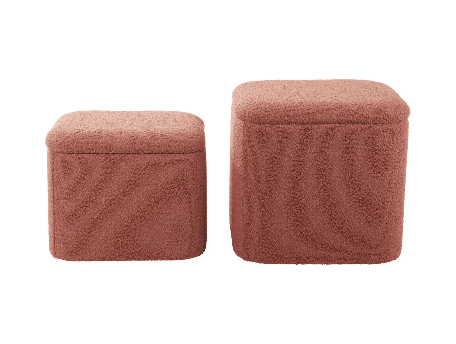 Ensemble de poufs Ada, Lot de 2 pièces