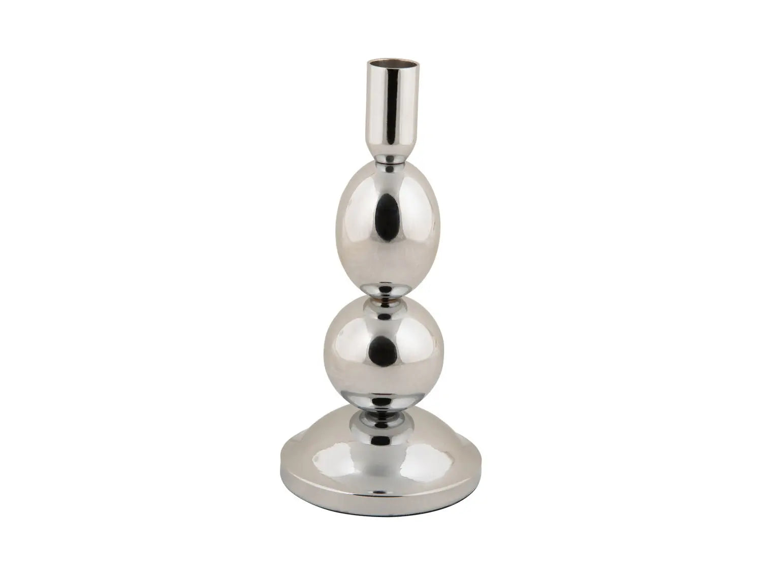 Candle holder Dazzle medium chrome plated