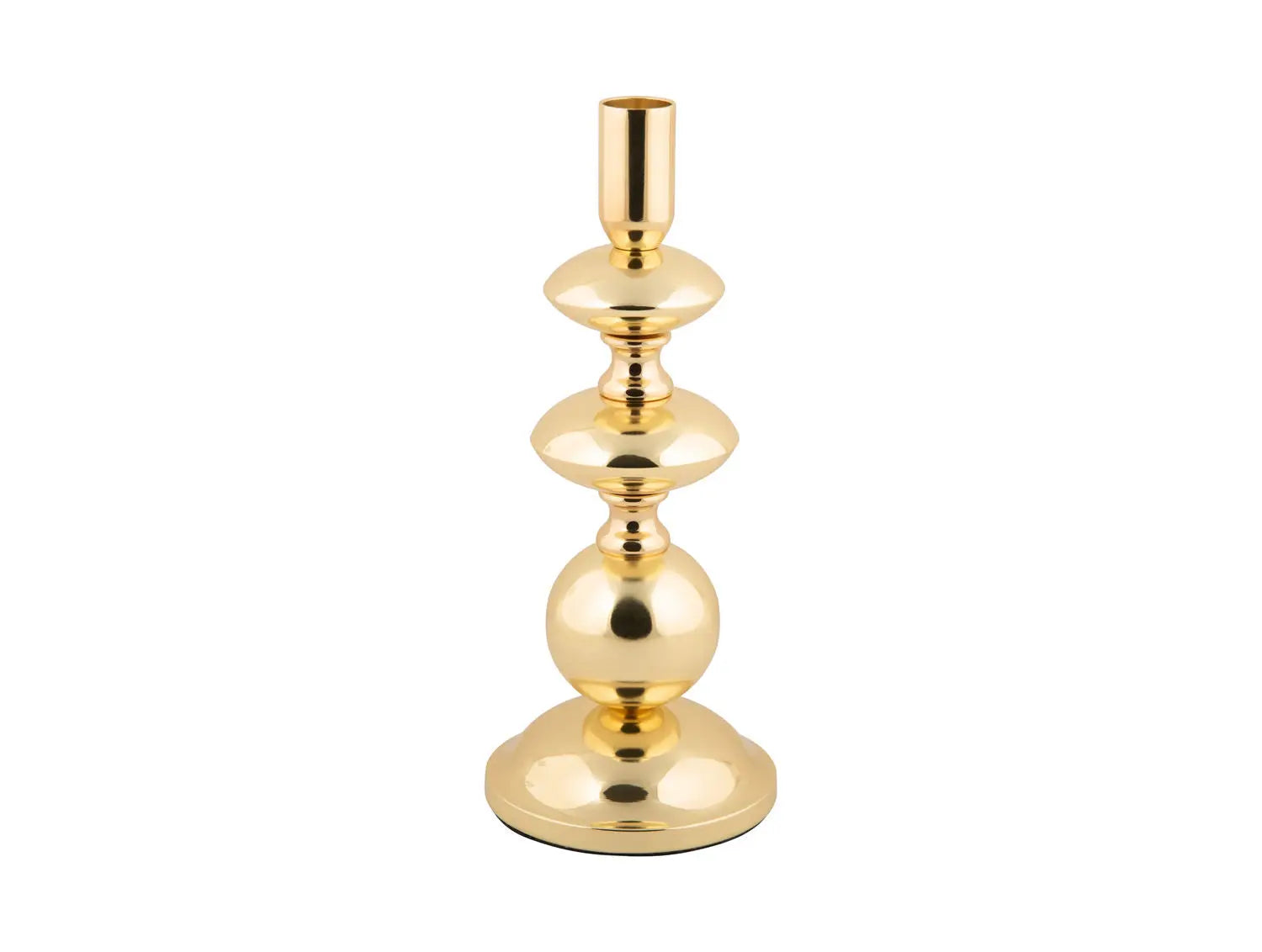Candle holder Dazzle large gold plated