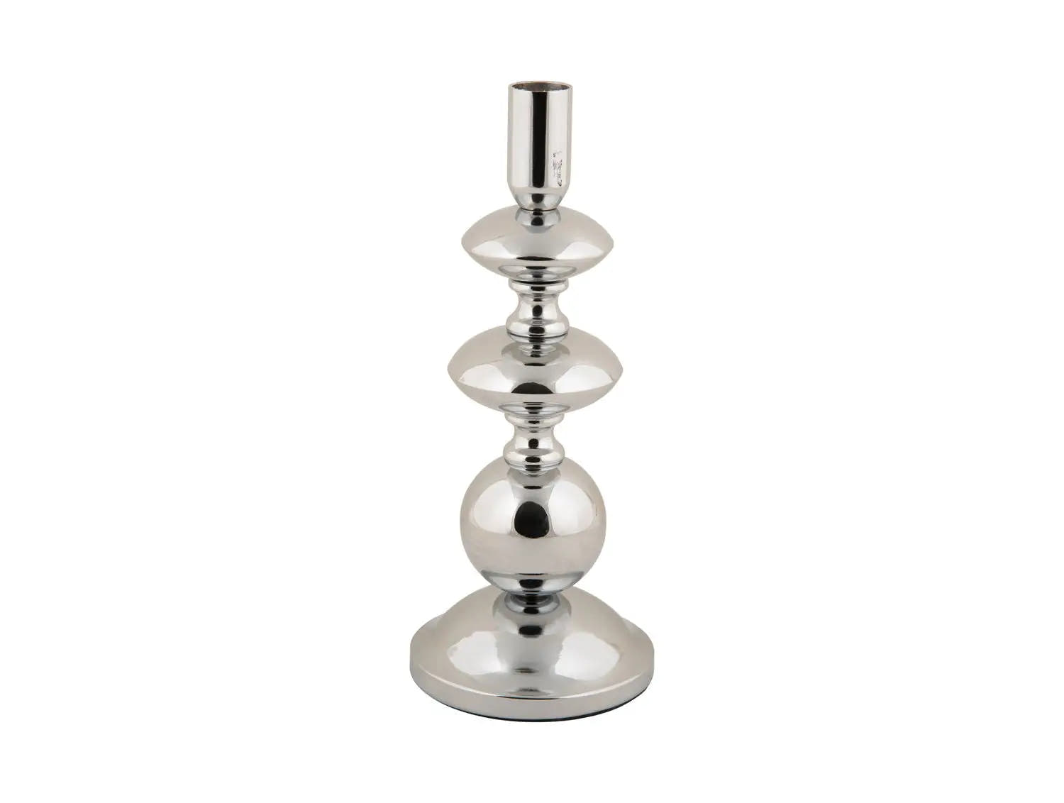 Candle holder Dazzle large chrome plated