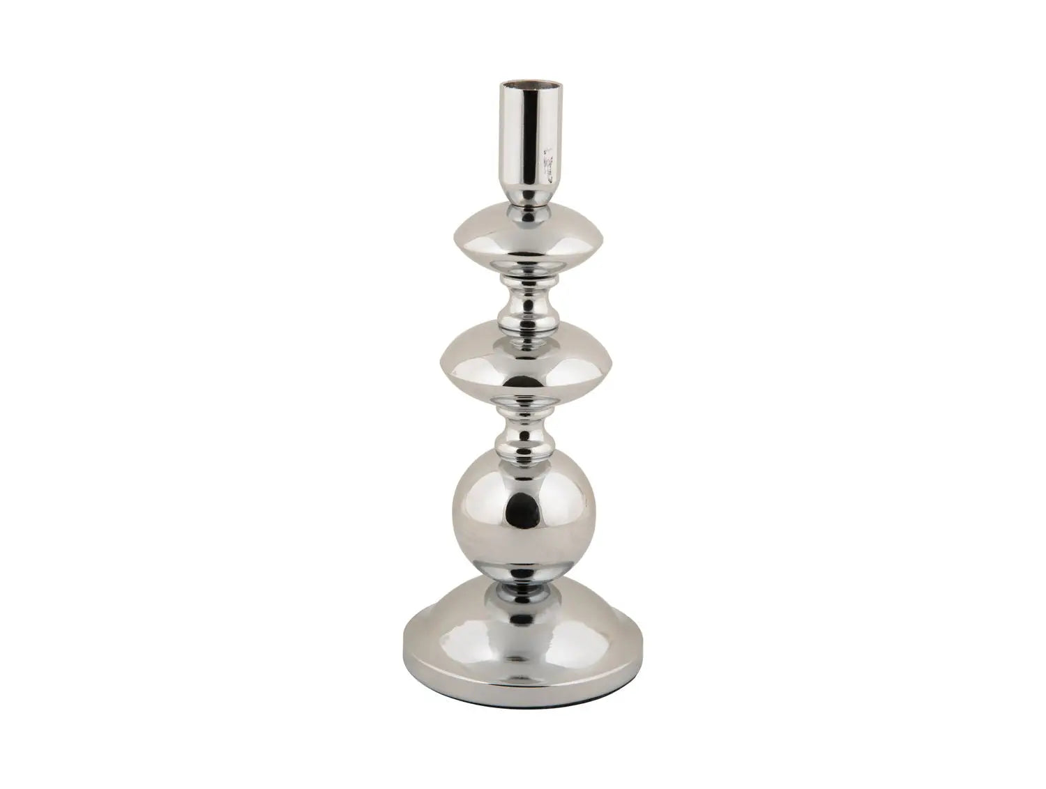 Candle holder Dazzle large chrome plated