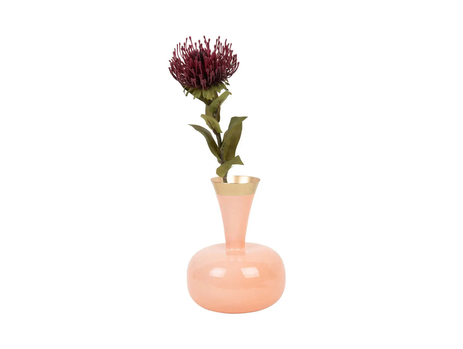 Vase Yara enamel peach orange