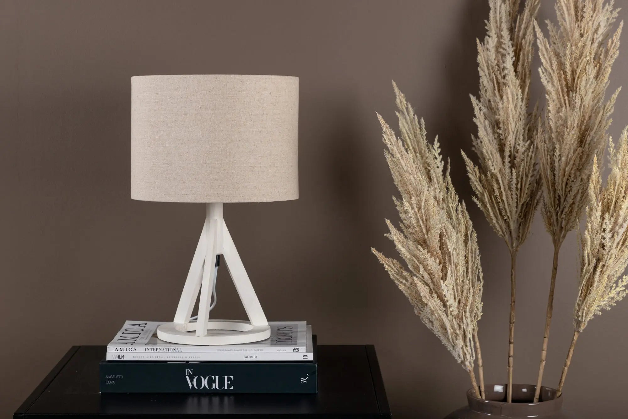 Lampe de table Kona - 50,5x25x18 - Polyester Lin