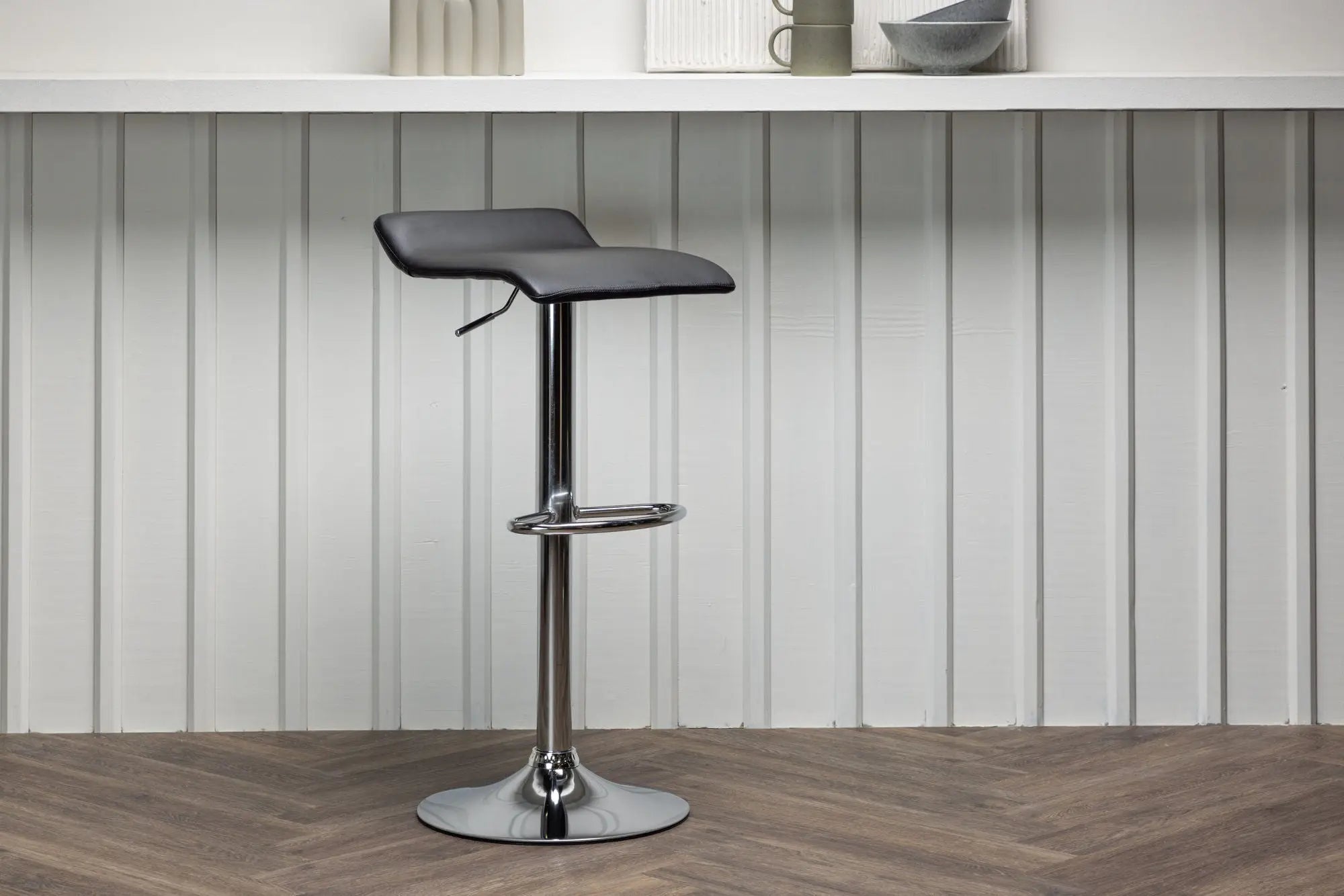 Lot de 2 tabourets de bar Jonna - 38 x 38 x 84 - Acier