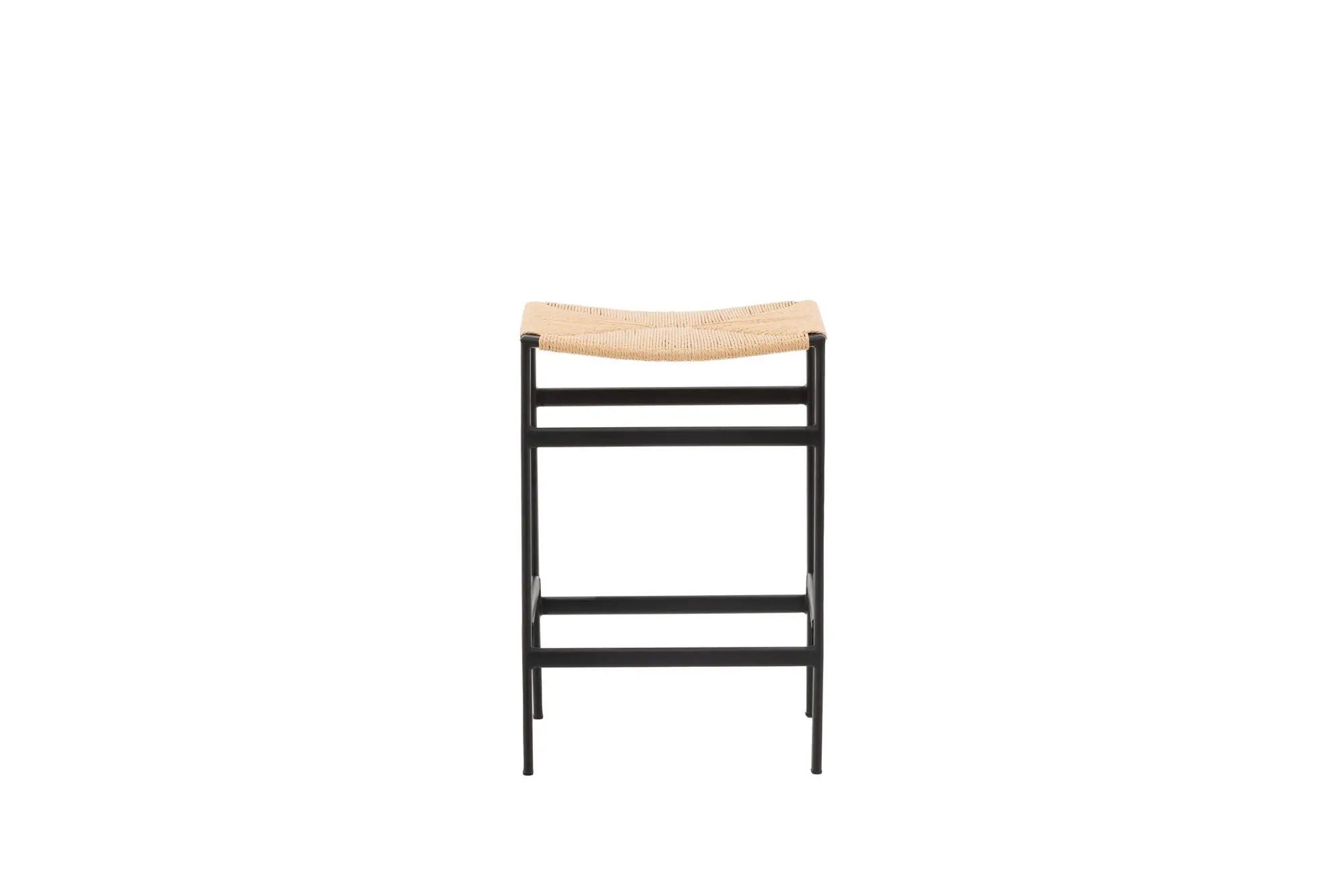 Lot de 2 tabourets de bar Polly - 40 x 45 x 66 - Acier